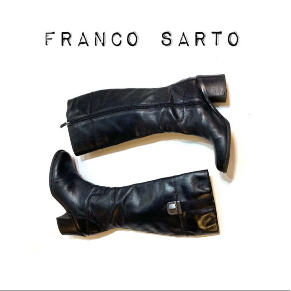 ☀️ 3/$25 Franco Sarto Block Heel Knee High Boots